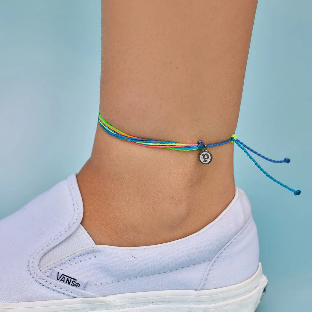 Pura Vida 'Neon Shoreline' Anklet