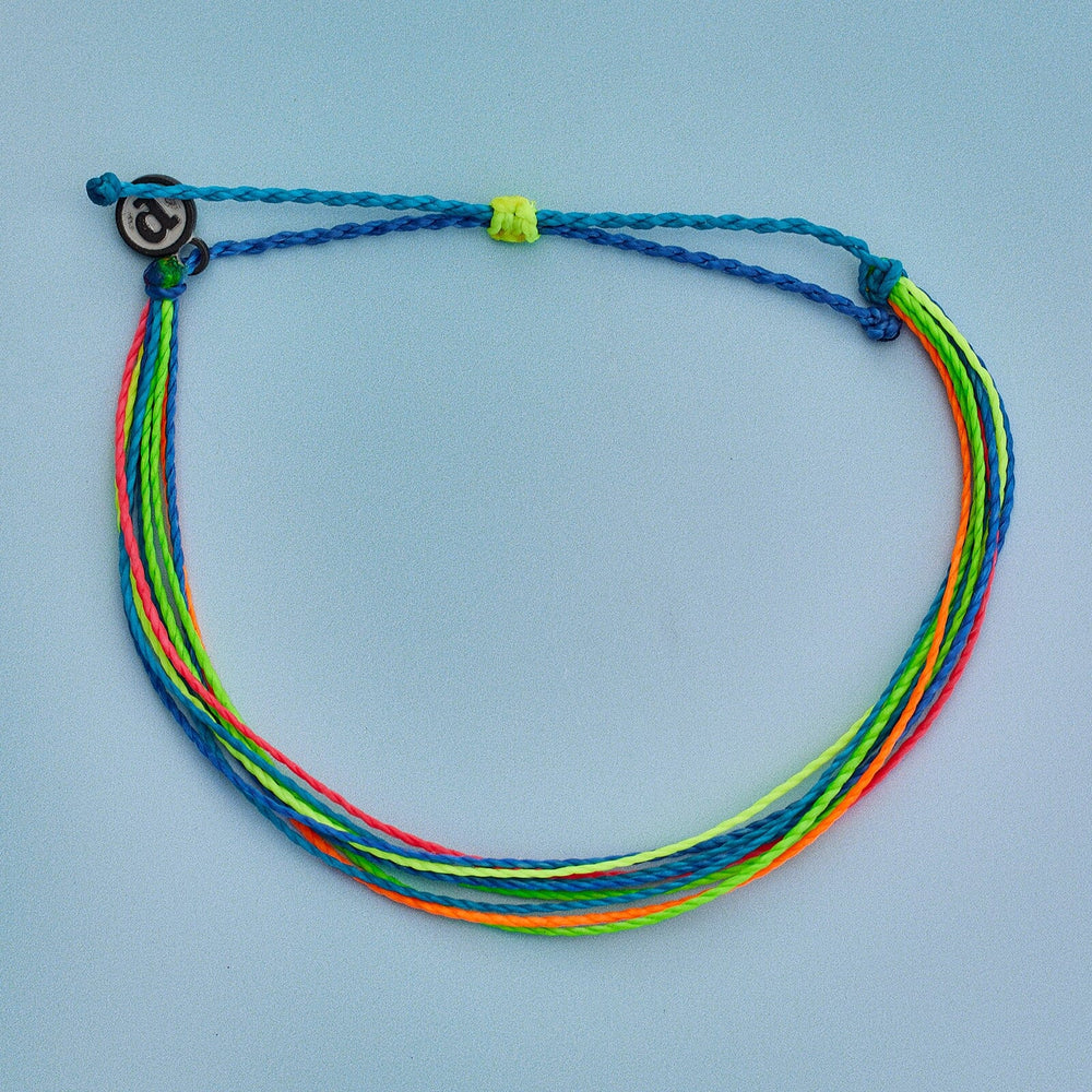 Pura Vida 'Neon Shoreline' Anklet