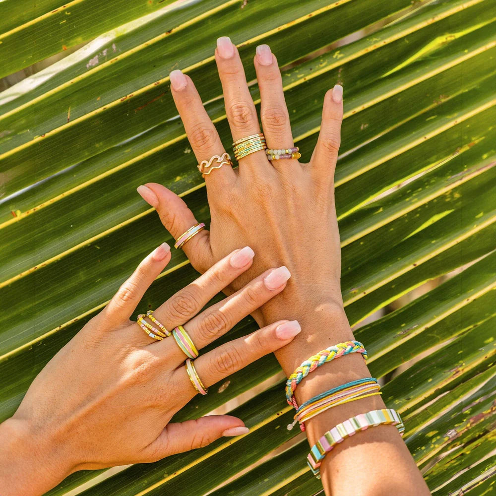 Pura Vida 'Golden West Multi Braided' Bracelet