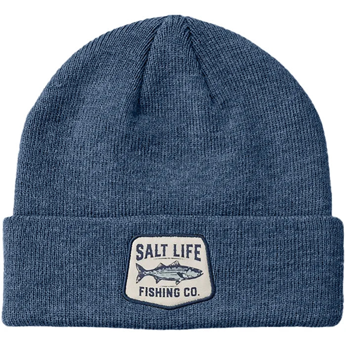 Salt Life 'Life on the Sea' Beanie - Coastal Blue Heather