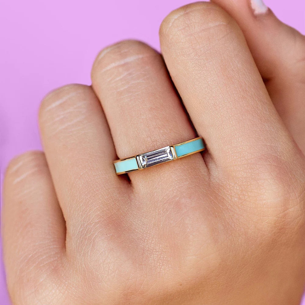 Pura Vida 'Miami Beach' Two-Tone Ring