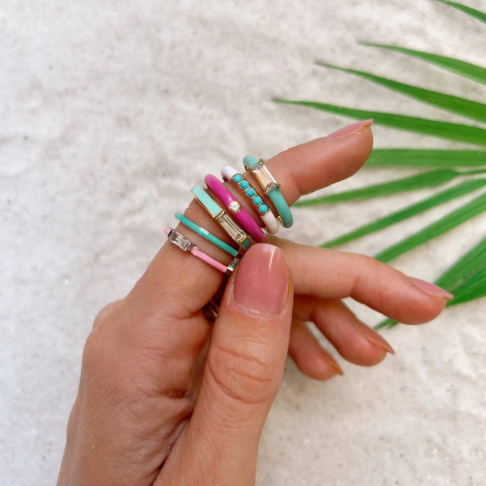 Pura Vida 'Miami Beach' Two-Tone Ring
