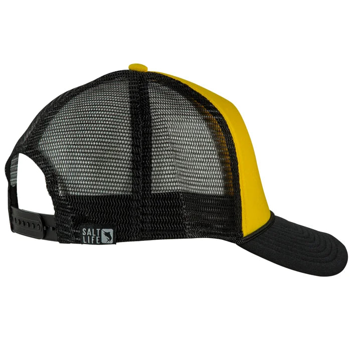 Salt Life 'Aquaholic Daze' Trucker Hat - Gold