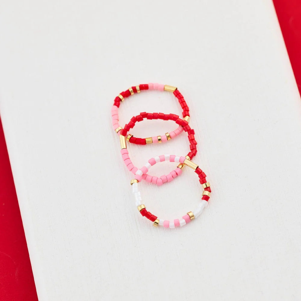 Pura Vida 'Be Mine' Stretch Ring