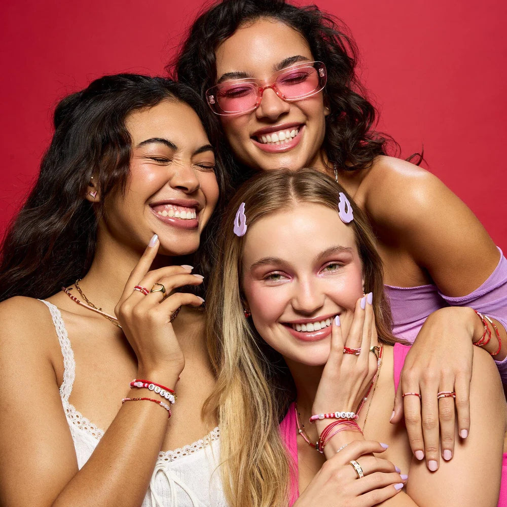 Pura Vida 'Bestie' Vinyl Disc Bracelet