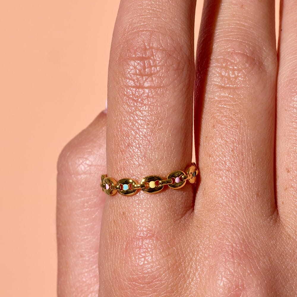 Pura Vida 'Headliner Mariner' Chain Ring