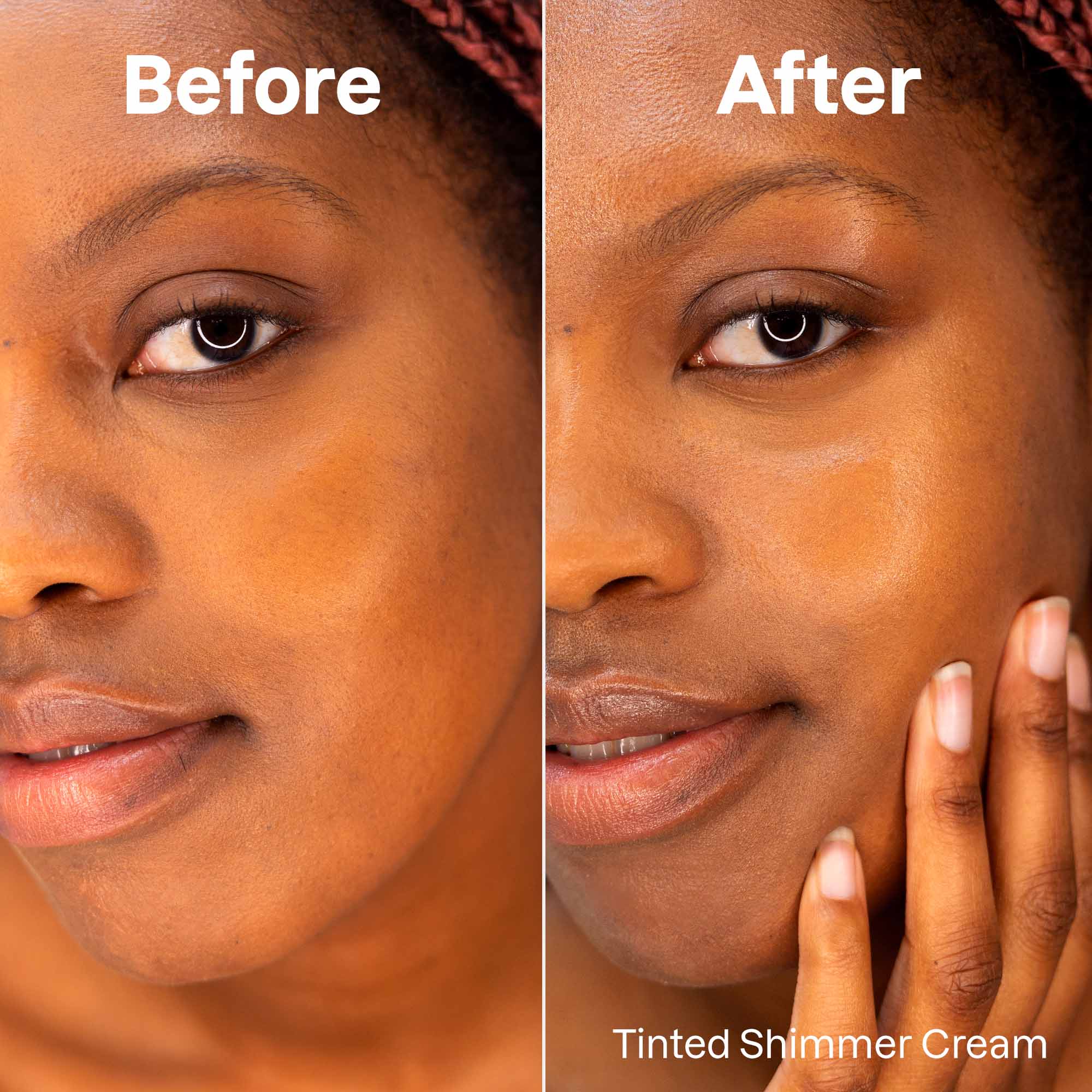 Attitude Oceanly™ Solid Tinted Shimmer Cream SPF 30 with Zinc Oxide - Unscented