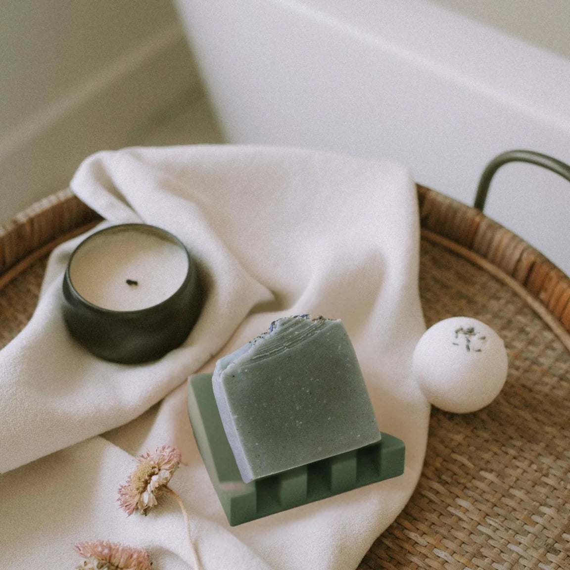 La Marcotterie Soap Dish - Sage