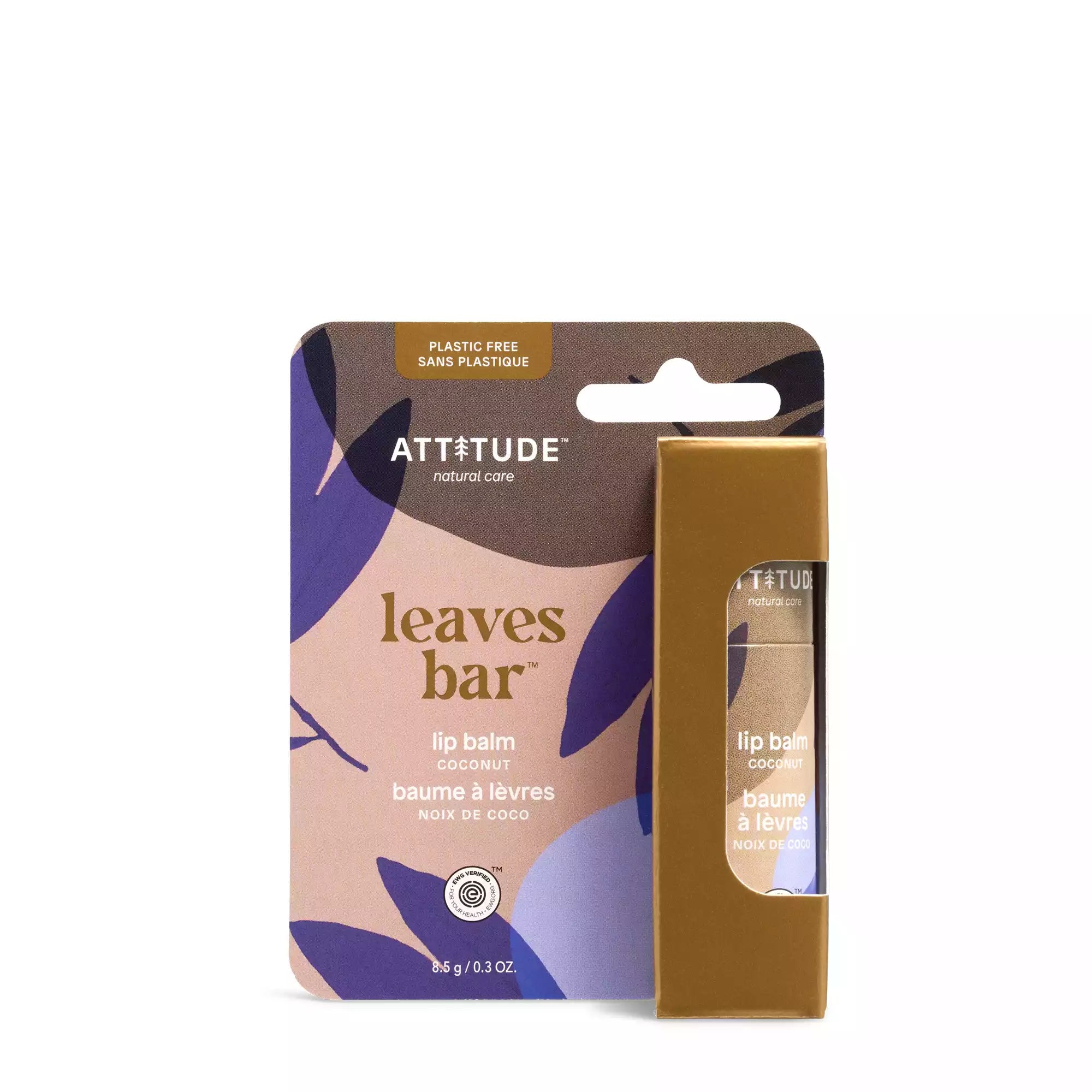 Attitude Leaves Bar™ Lip Balm - Coconut