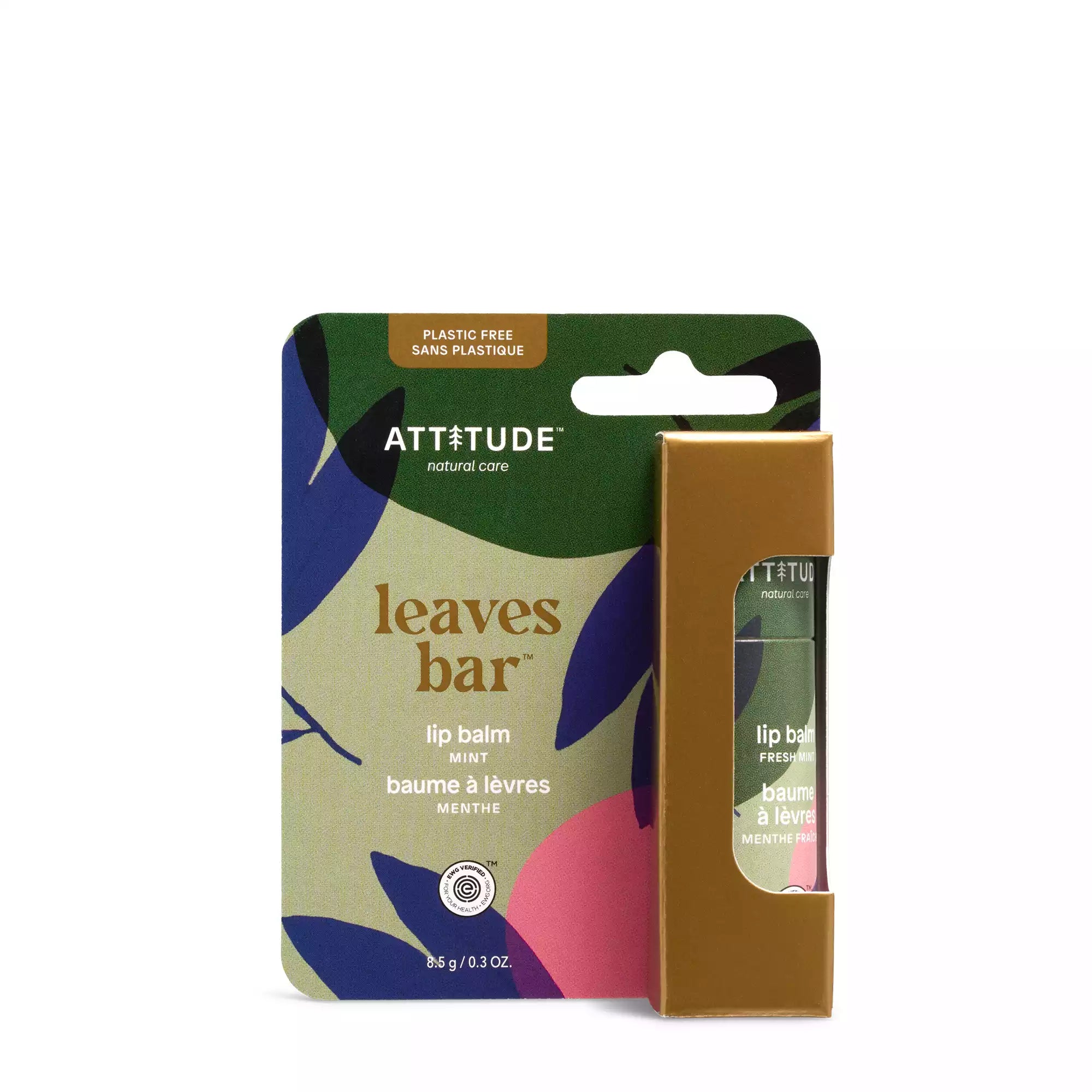 Attitude Leaves Bar™ Lip Balm - Mint