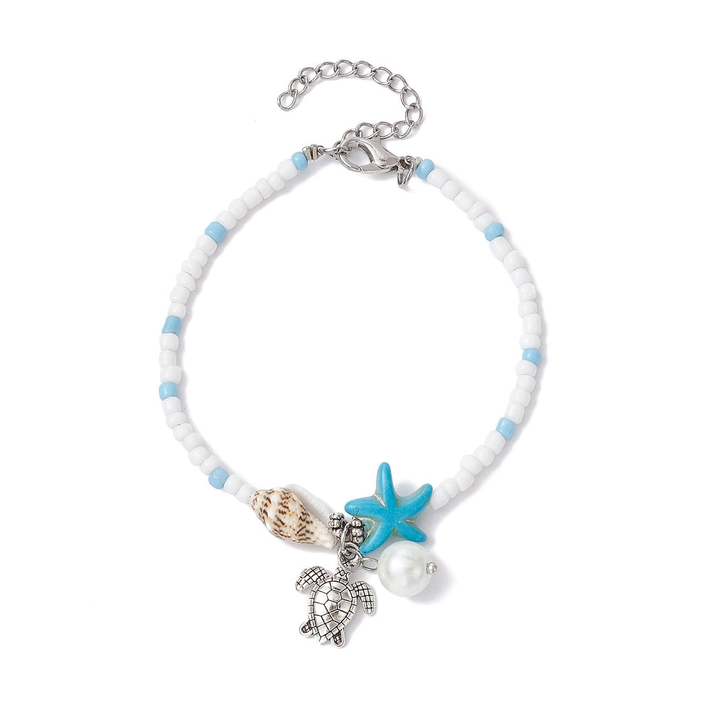 LA on the Bay Blue Beach Charm Bracelet