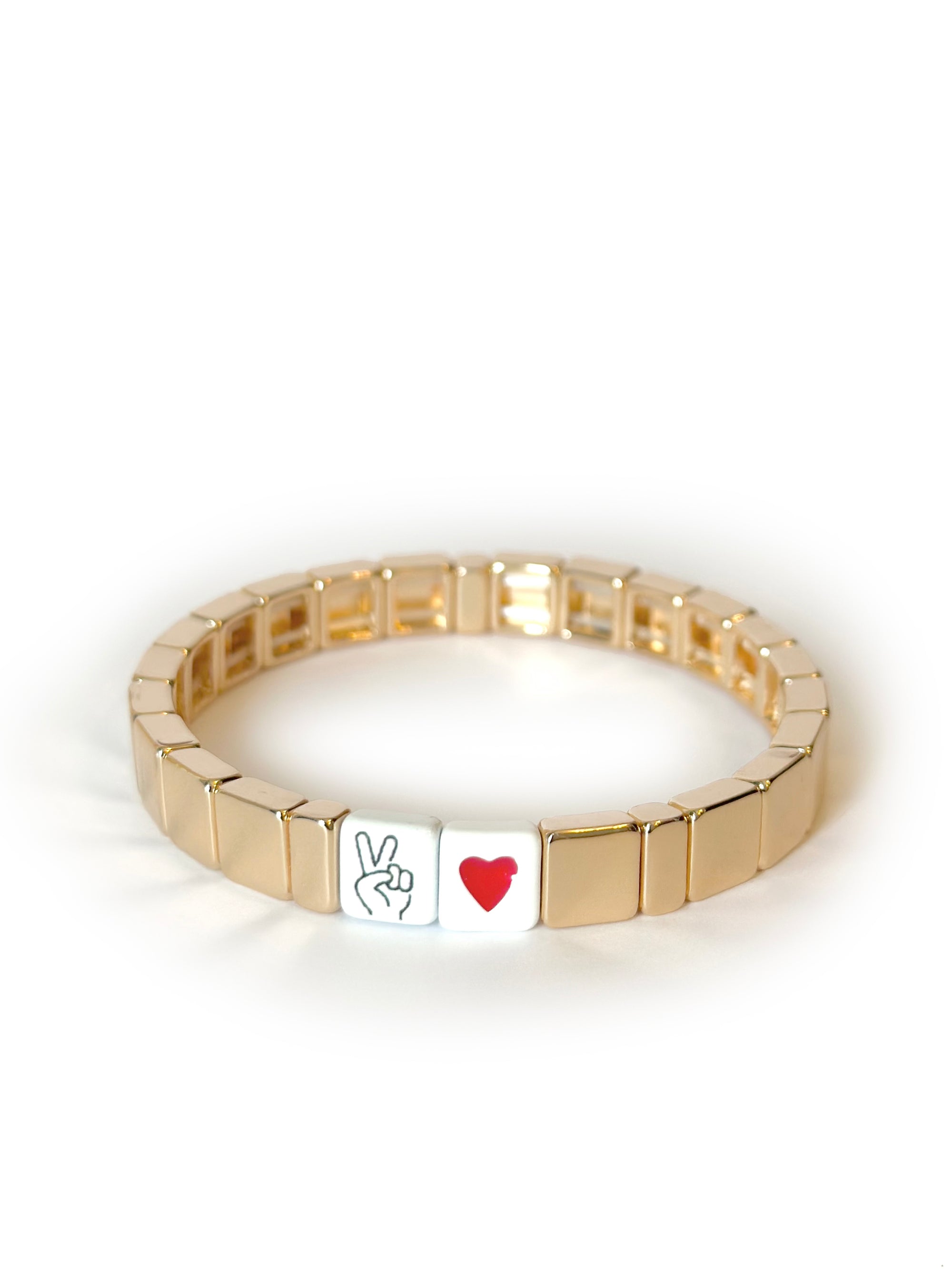 Bryce Hudson Creations 'Peace & Love Puzzle' Bracelet