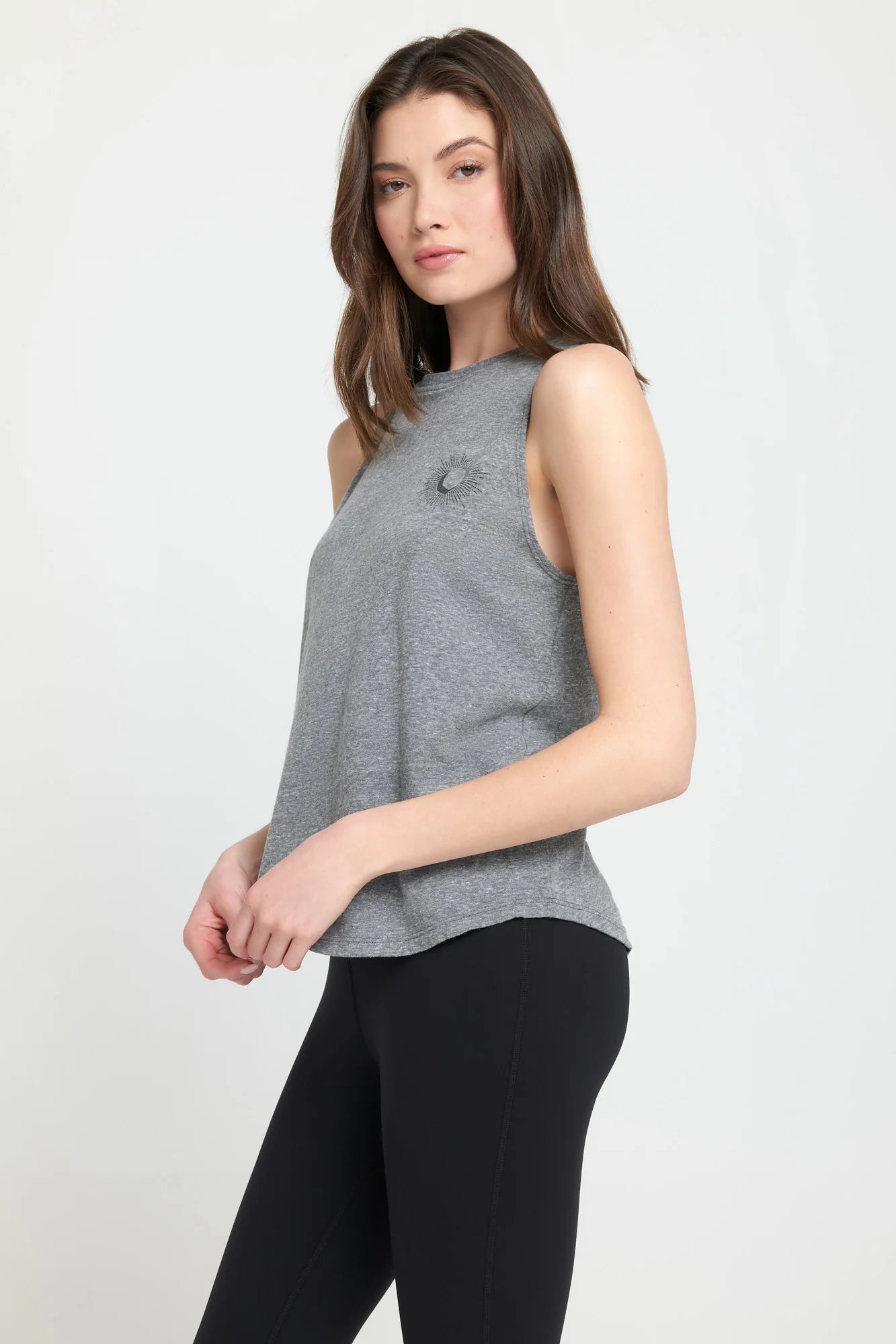 Spiritual Gangster 'Harmony' Jade Muscle Tank