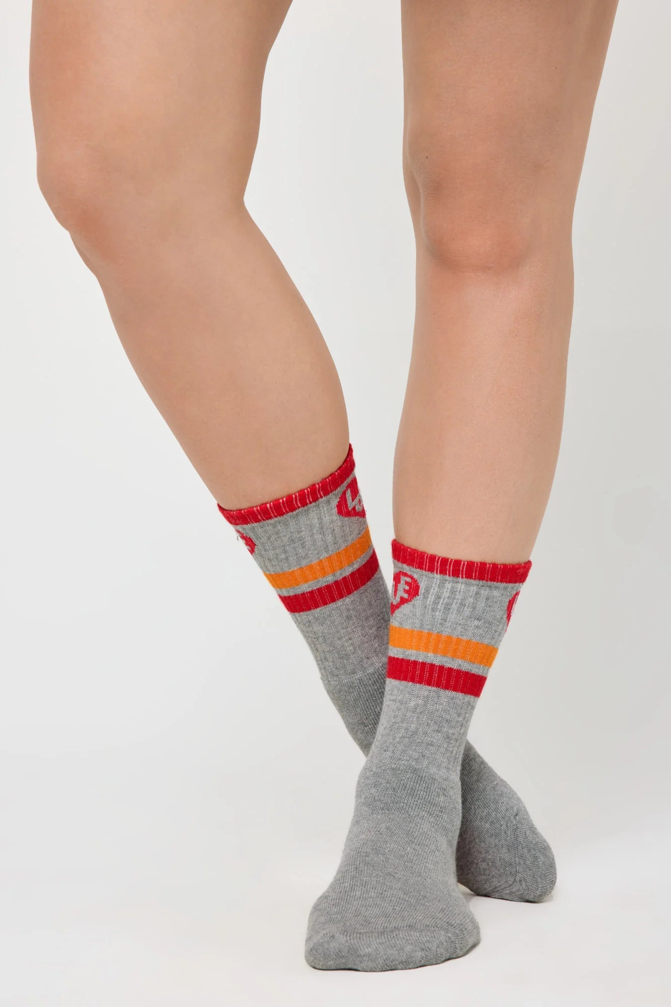 Spiritual Gangster 'Love Stripe' Crew Sock