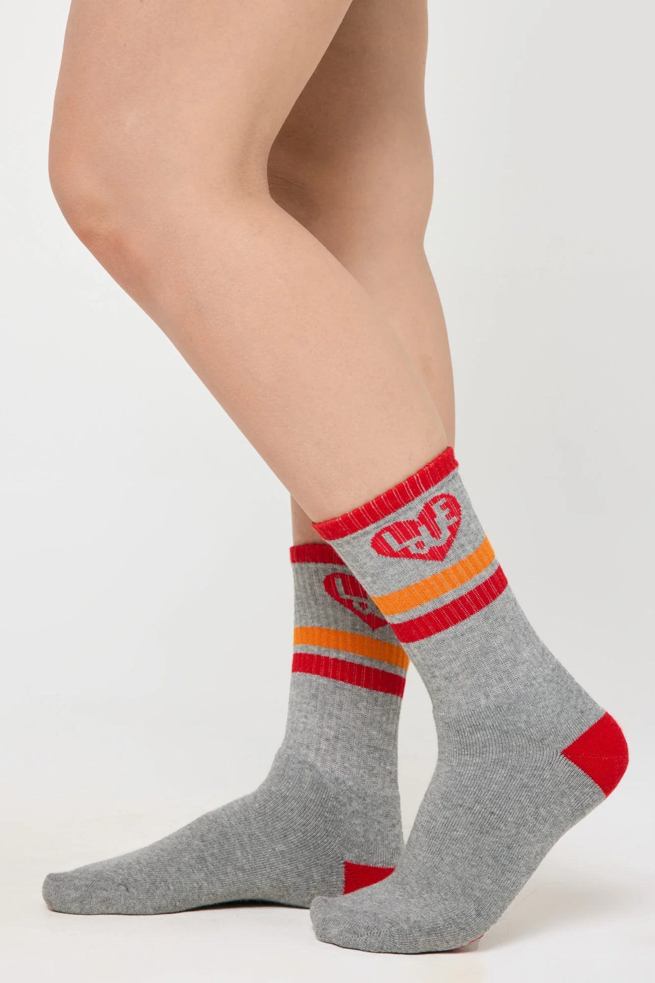 Spiritual Gangster 'Love Stripe' Crew Sock