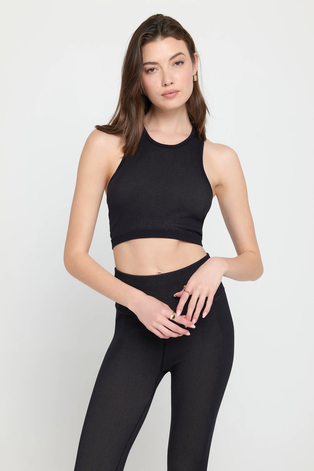 Spiritual Gangster 'Icon' Jacquard Crop Tank