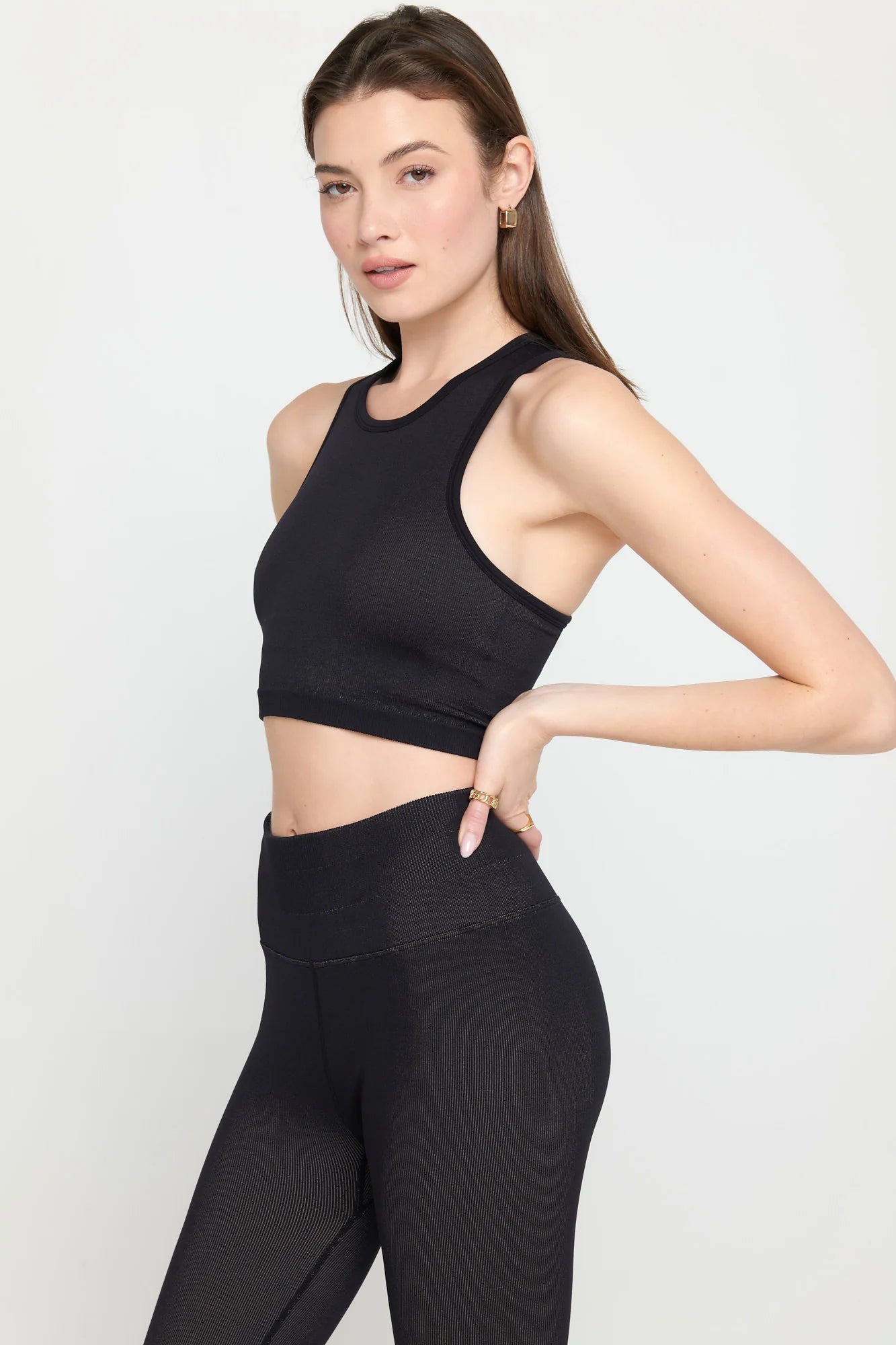 Spiritual Gangster 'Icon' Jacquard Crop Tank