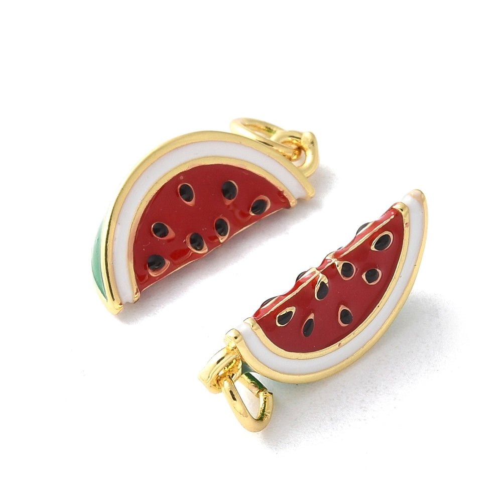 18K Watermelon Charm