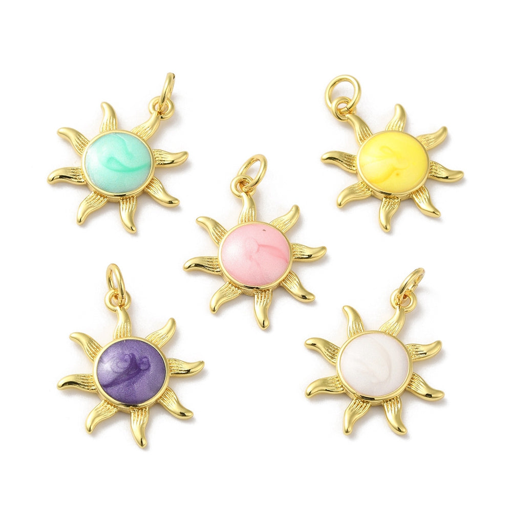 Pastel Sun Charm