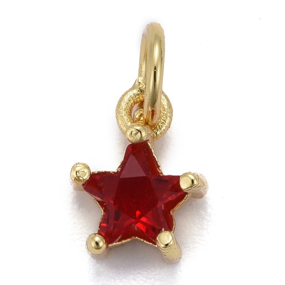 Mini Star Gemstone Charm