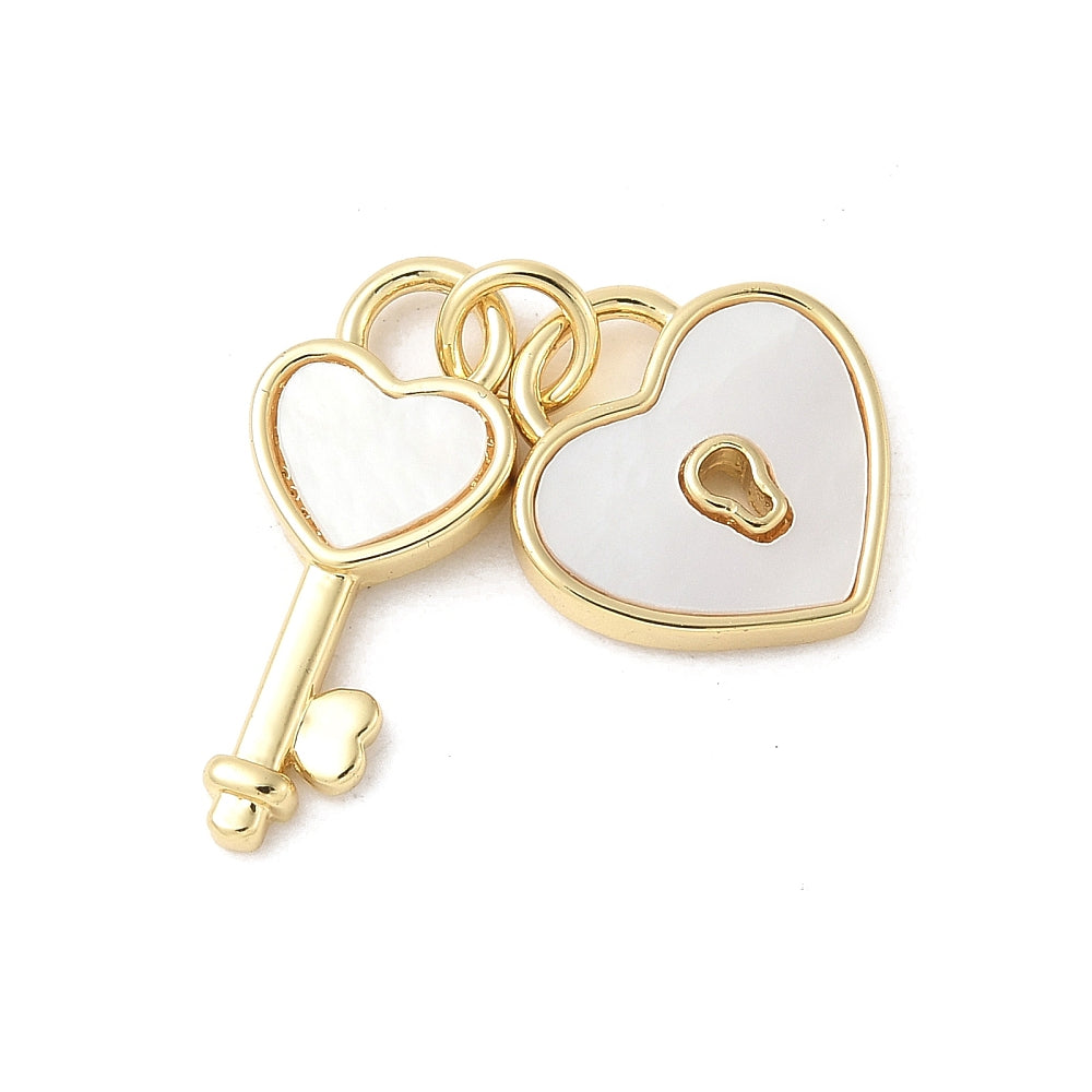 Lock & Key Charm