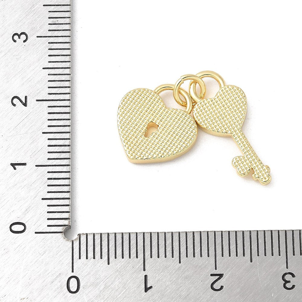 Lock & Key Charm