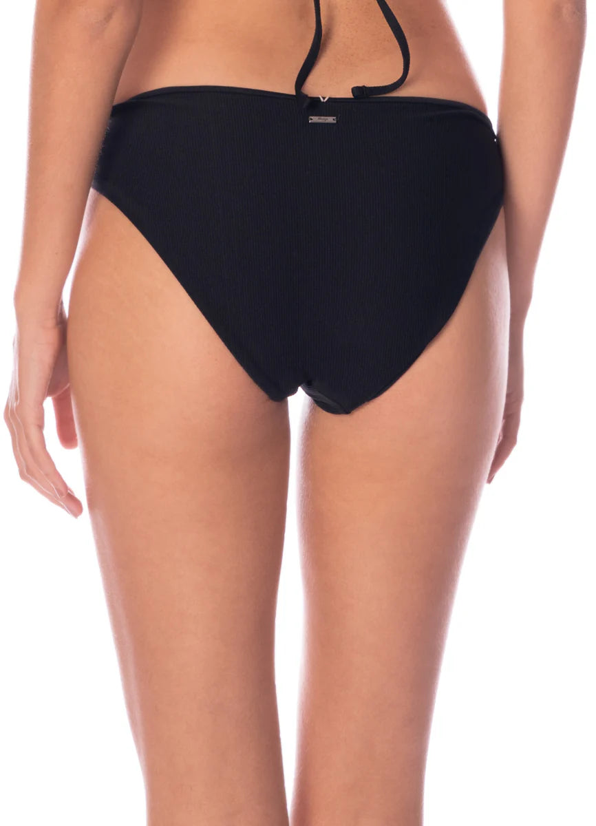 Maaji 'Jade Black' Sublimity Regular Rise Classic Bikini Bottom