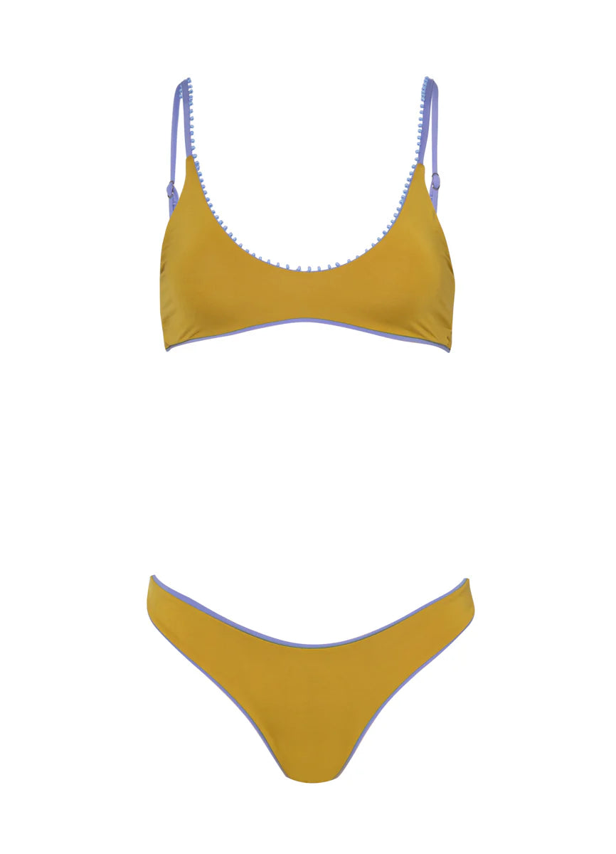 Maaji 'Deep Periwinkle' Flirt Low Rise Thin Side Bikini Bottom