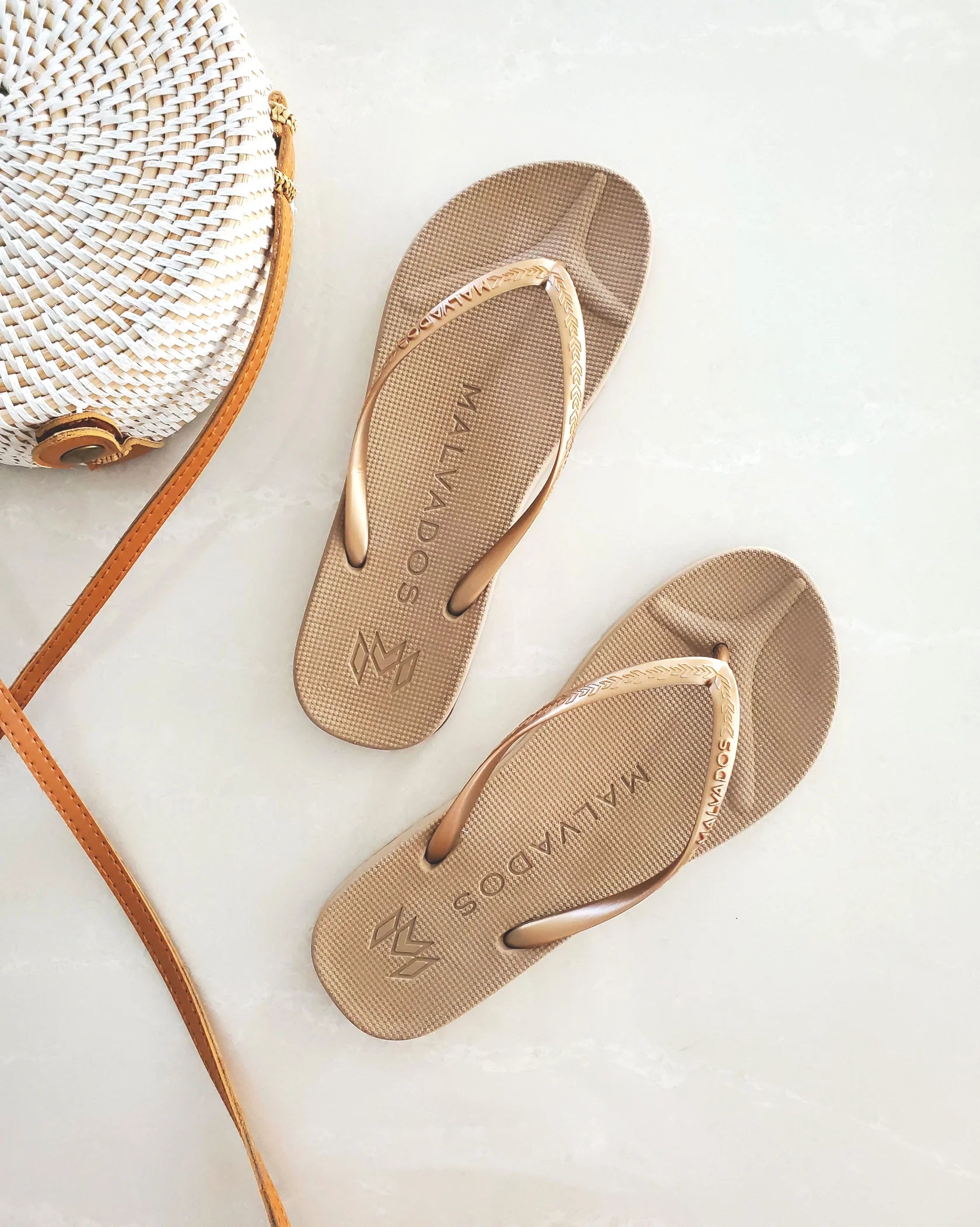 Malvados 'Playa' Flip Flops - Tequila Sunrise