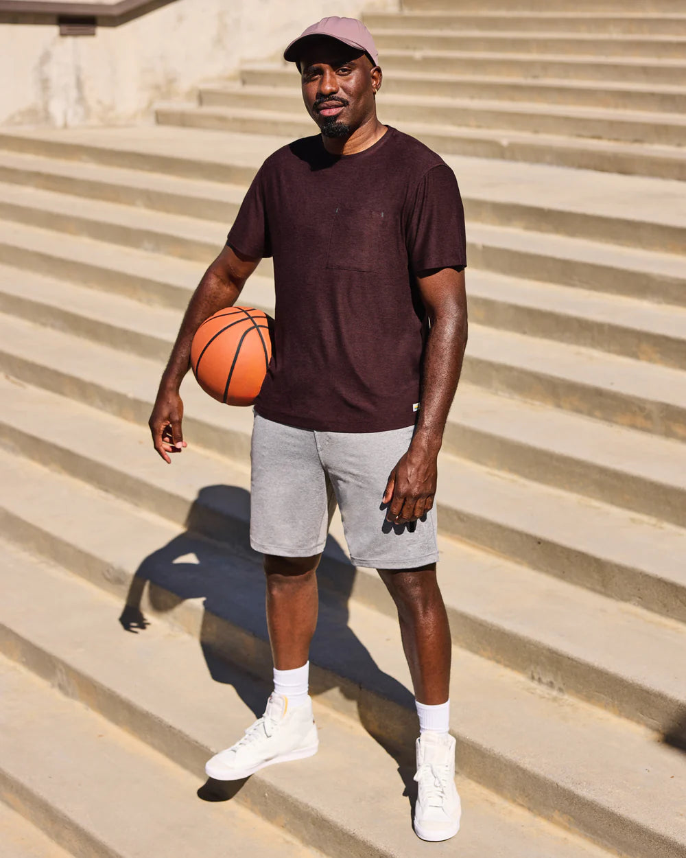 Vuori Sunday Performance Short - Grey Heather