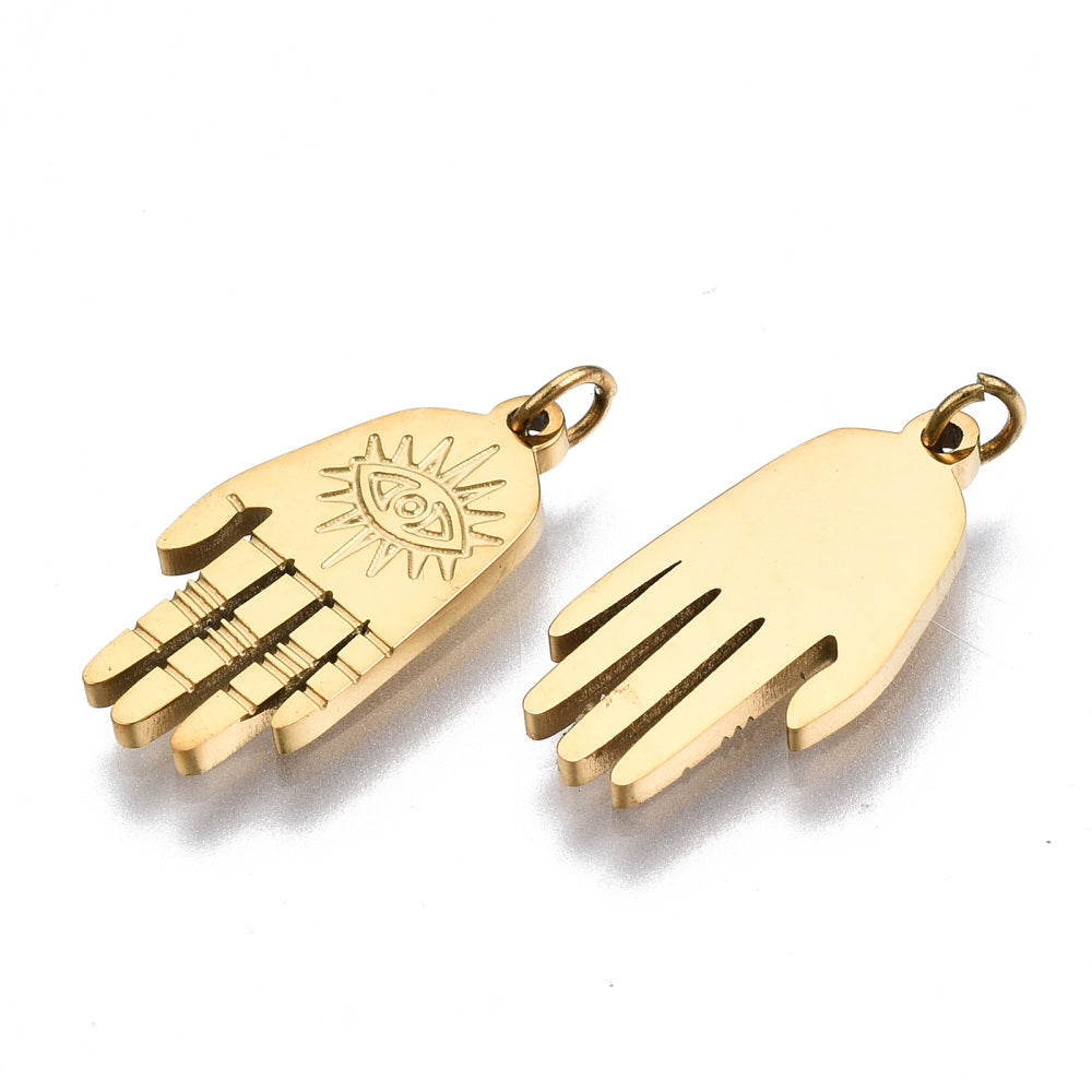 Hamsa Hand & Evil Eye Charm