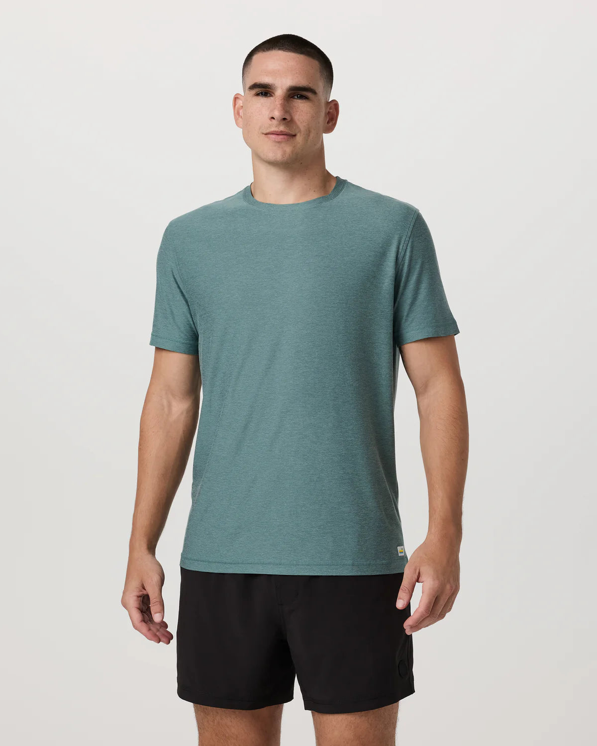 Vuori Strato Tech Tee - Bluegrass Heather