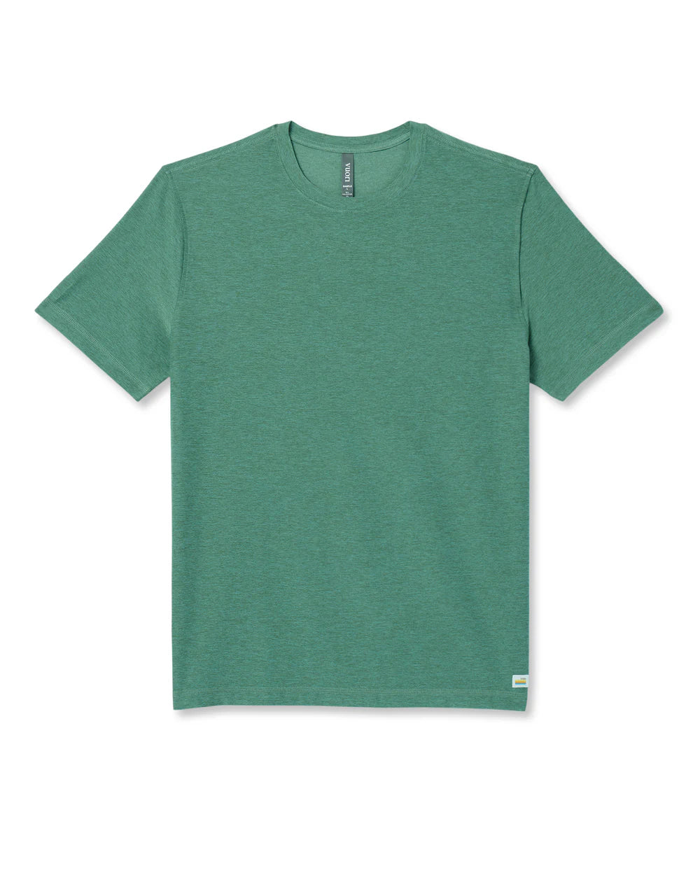 Vuori Strato Tech Tee - Hedge Green Heather