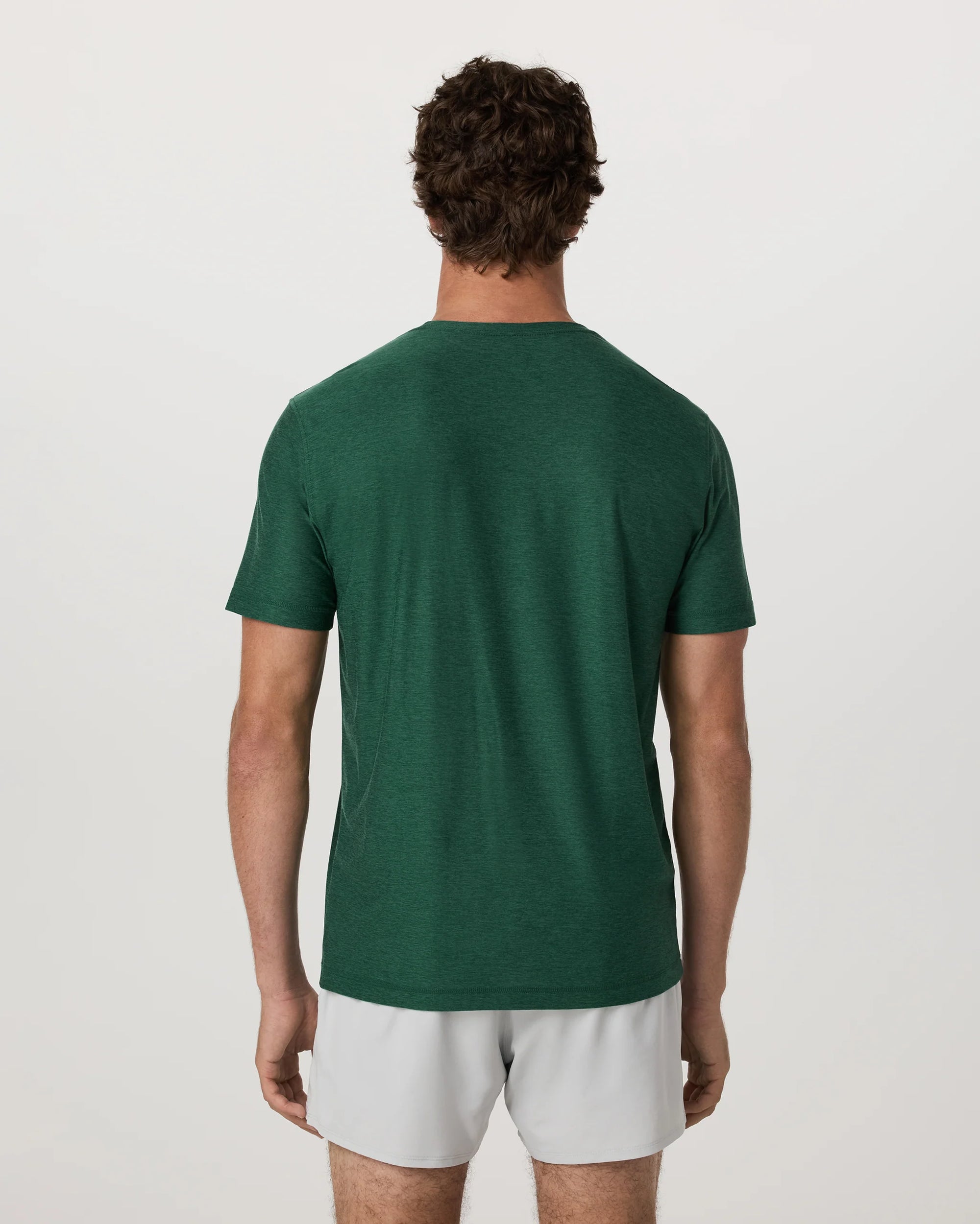 Vuori Strato Tech Tee - Viridian Heather