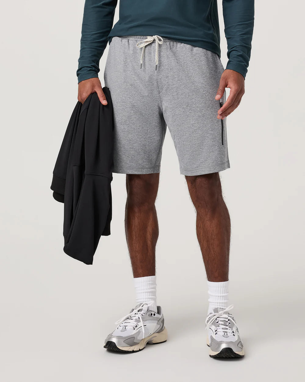 Vuori Sunday Performance Short - Grey Heather