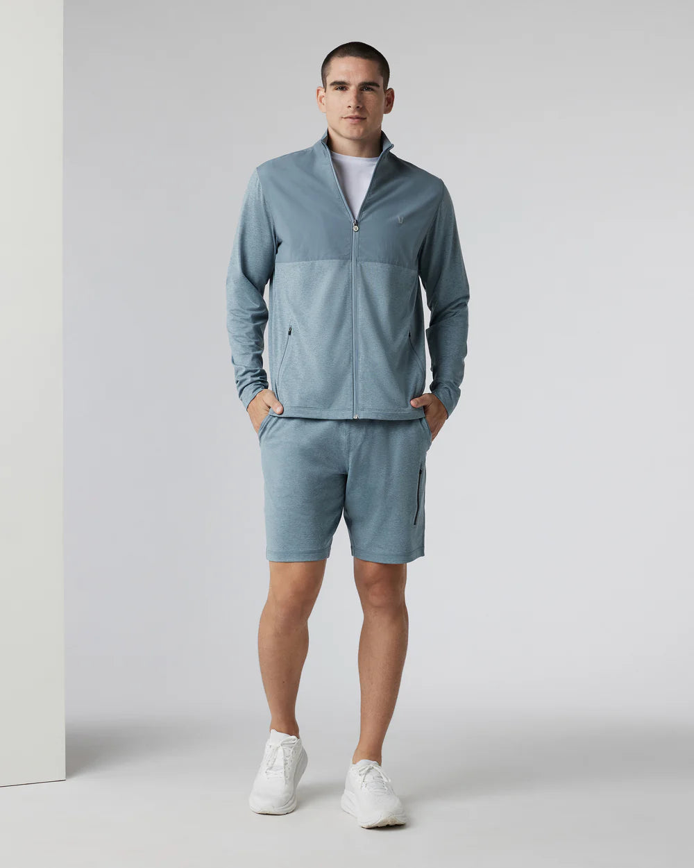 Vuori Sunday Performance Short - Dusty Blue Heather