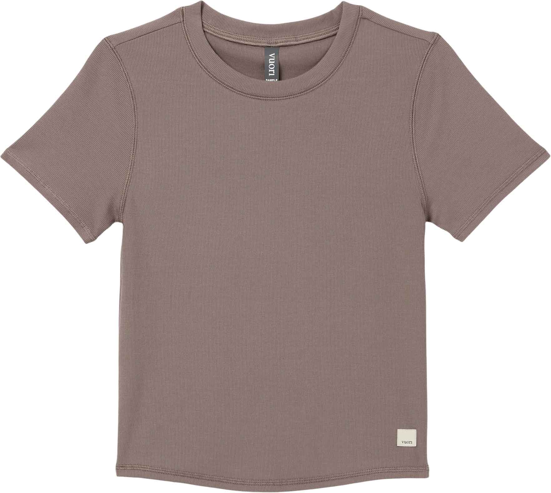 Vuori Pose Fitted Tee - Smokey Taupe