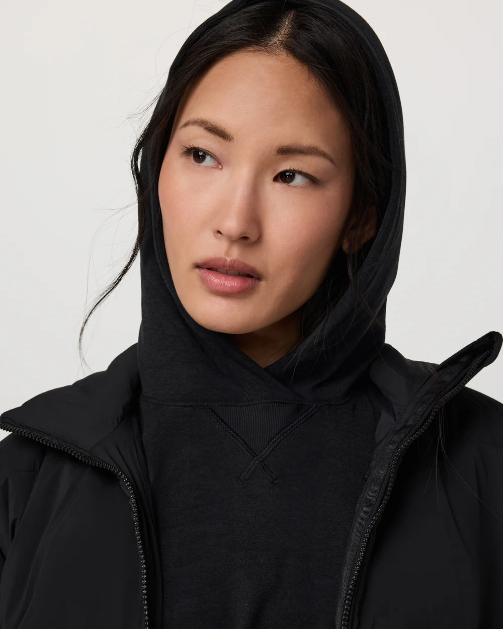 Vuori Halo Modern Pullover Hoodie - Black