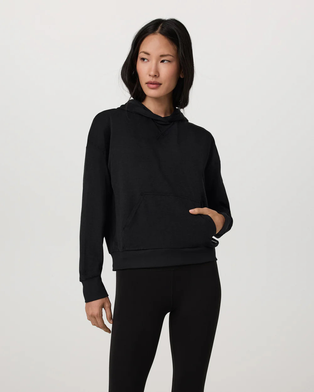 Vuori Halo Modern Pullover Hoodie - Black