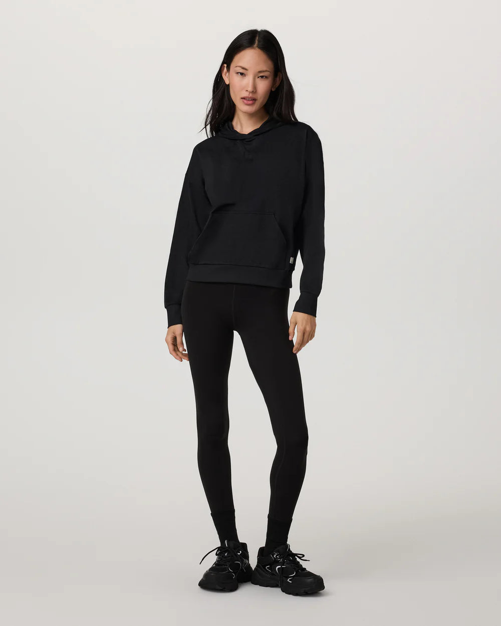 Vuori Halo Modern Pullover Hoodie - Black