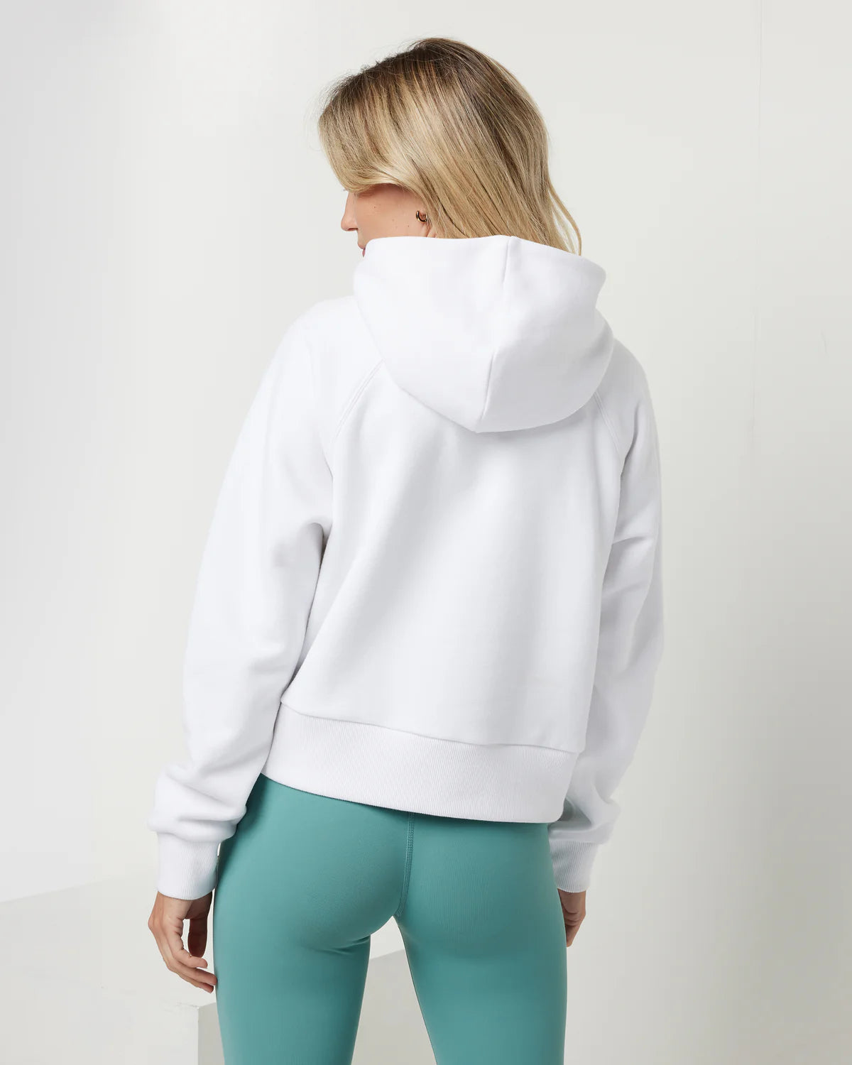 Vuori Restore Half Zip Hoodie - White