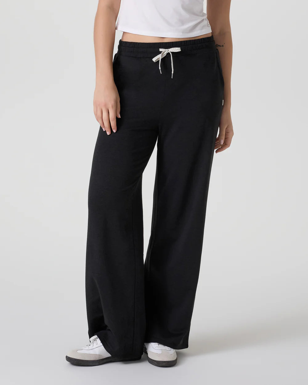 Vuori Essential Wideleg - Black Heather