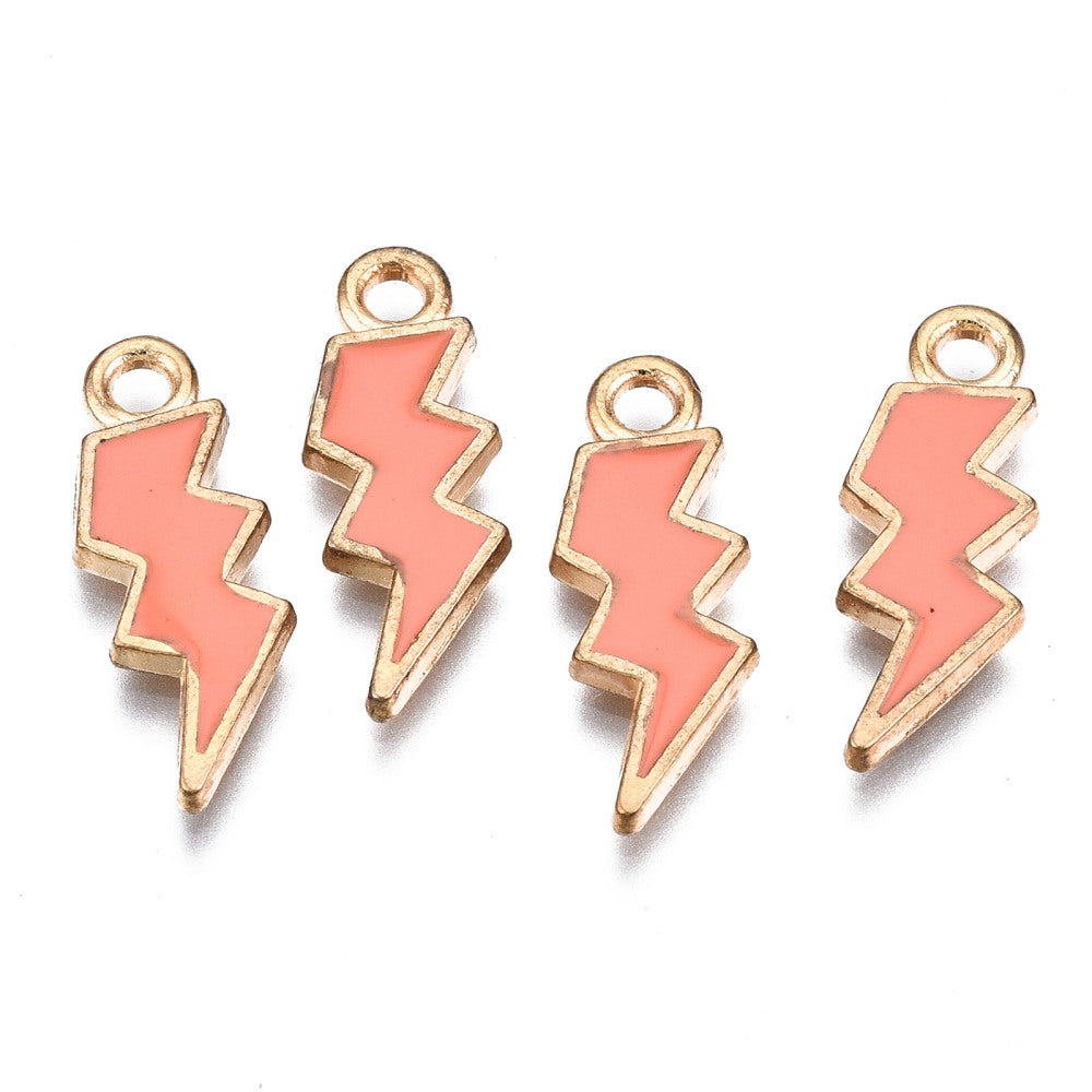 Enamel Lightning Bolt Charm