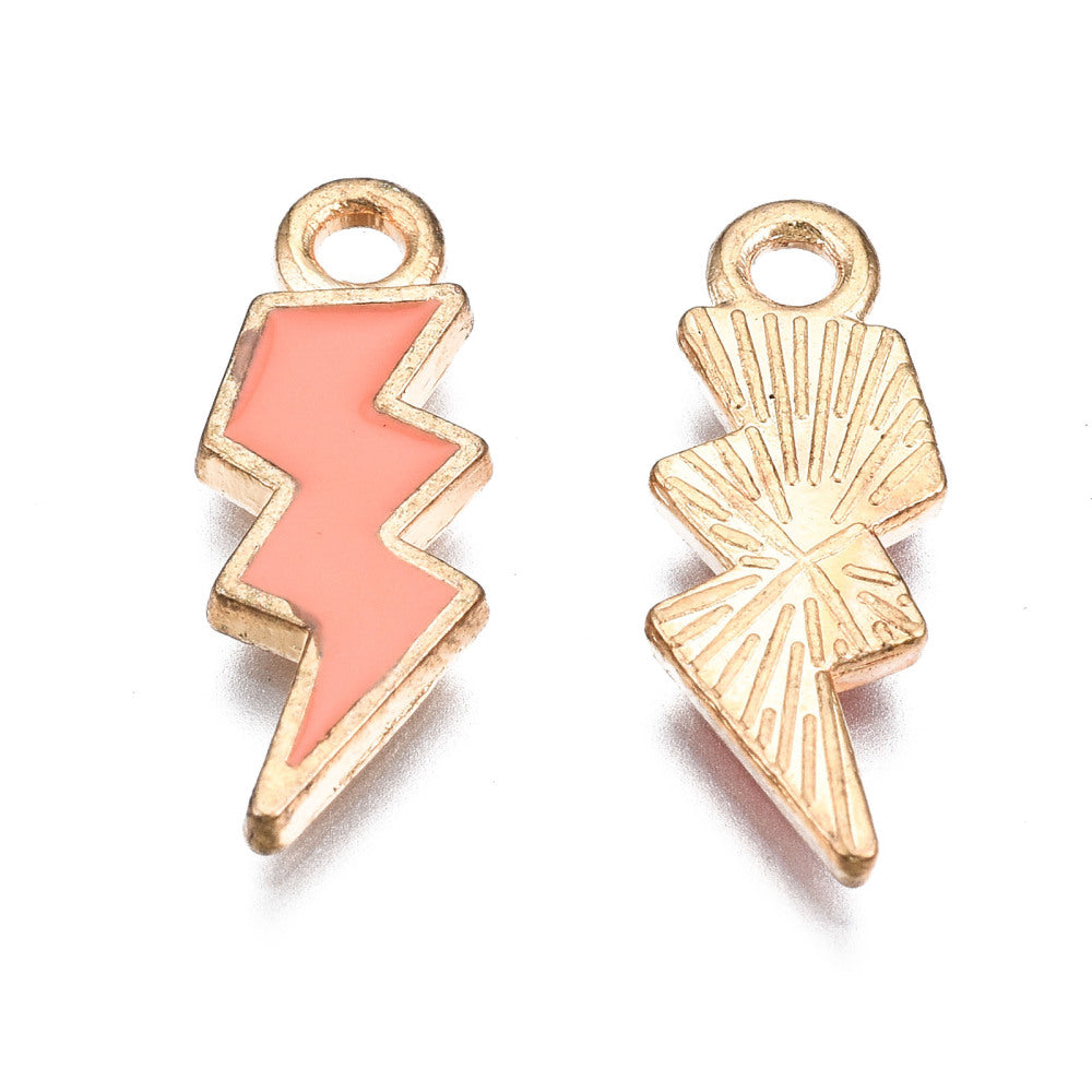 Enamel Lightning Bolt Charm