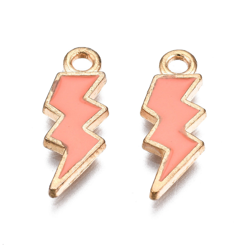 Enamel Lightning Bolt Charm