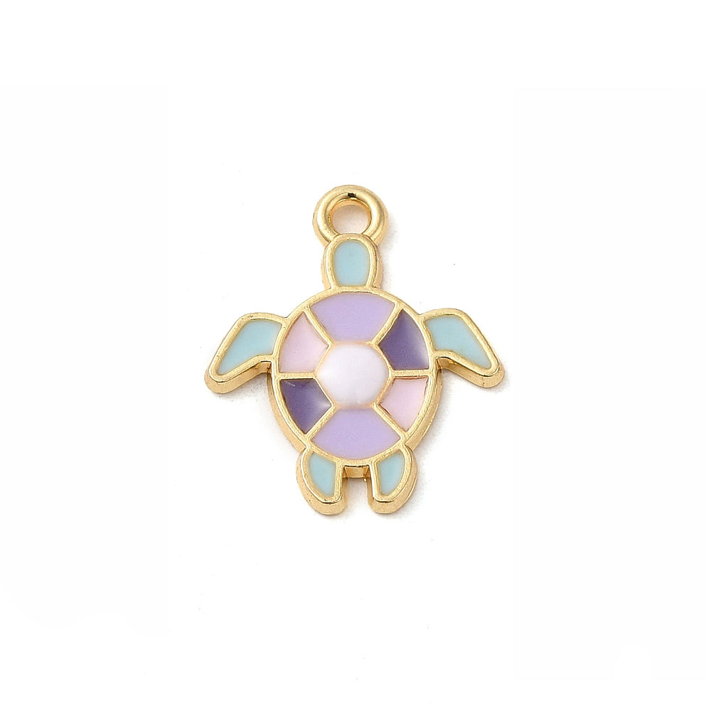 Enamel Sea Turtle Charm
