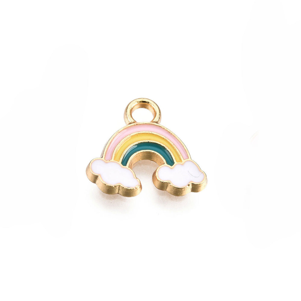Enamel Rainbow Charm