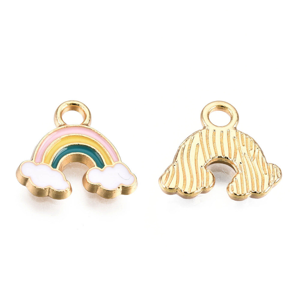 Enamel Rainbow Charm
