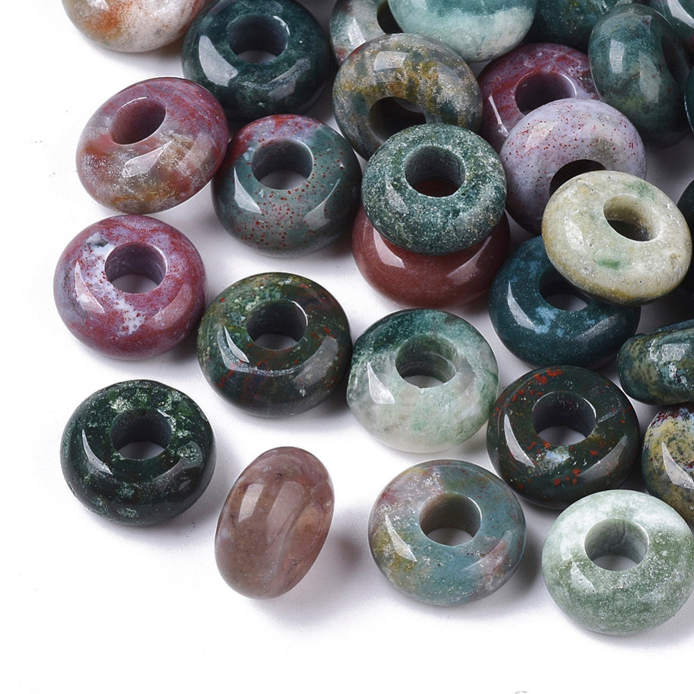 Natural Indian Agate Gemstone Charm
