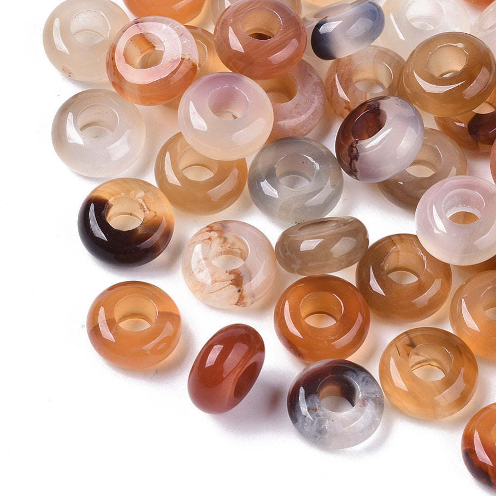 Natural Agate Gemstone Charm